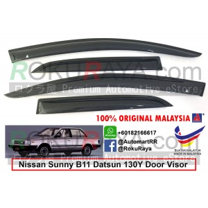 Nissan Sunny B11 Datsun 130Y (1981-1985) AG Door Visor Air Press Wind Deflector (Small 7cm Width)